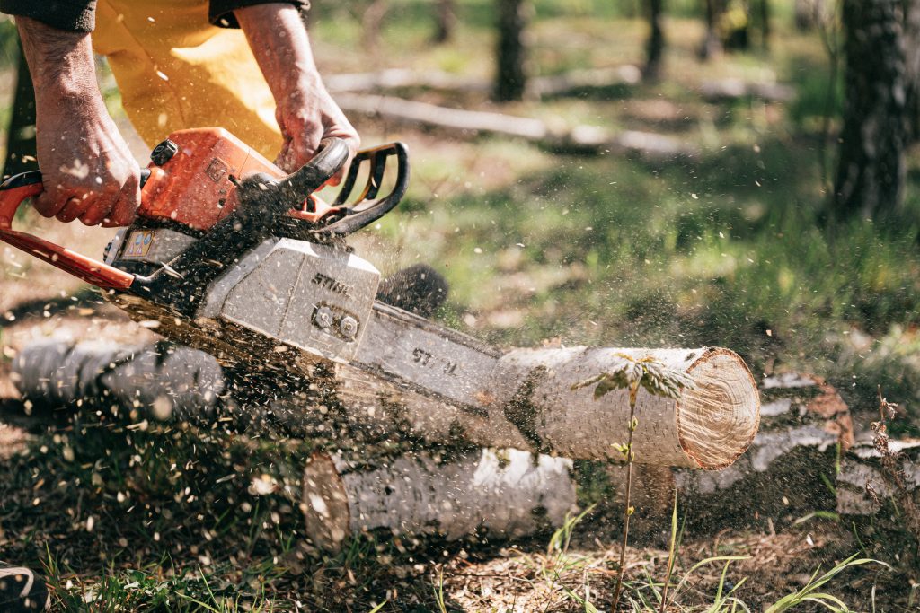 Forestry Mulching, log splitting