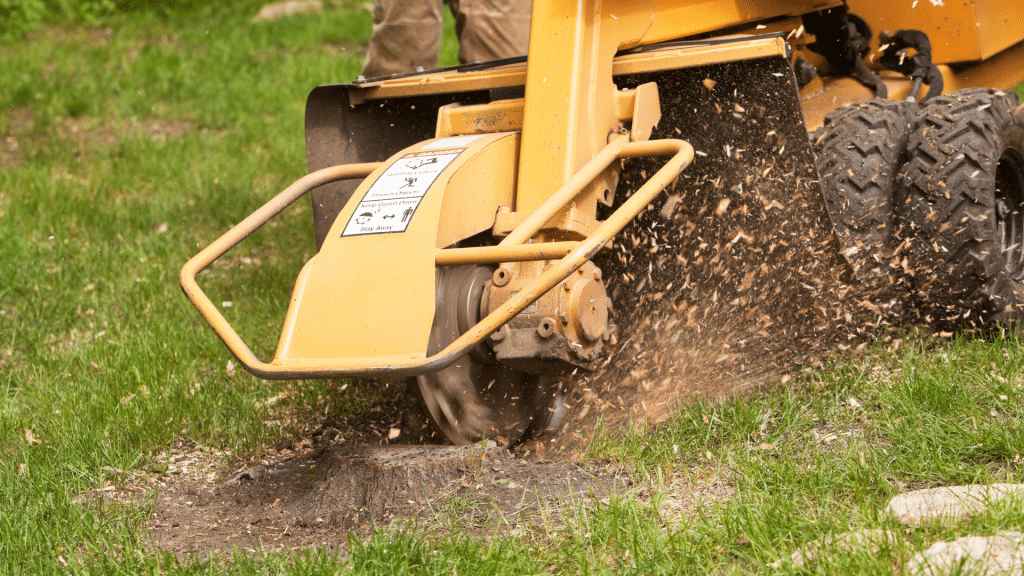 stump grinding machine